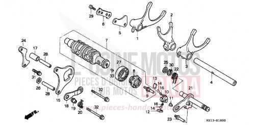 TAMBURO CAMBIO CB1000FT di 1996